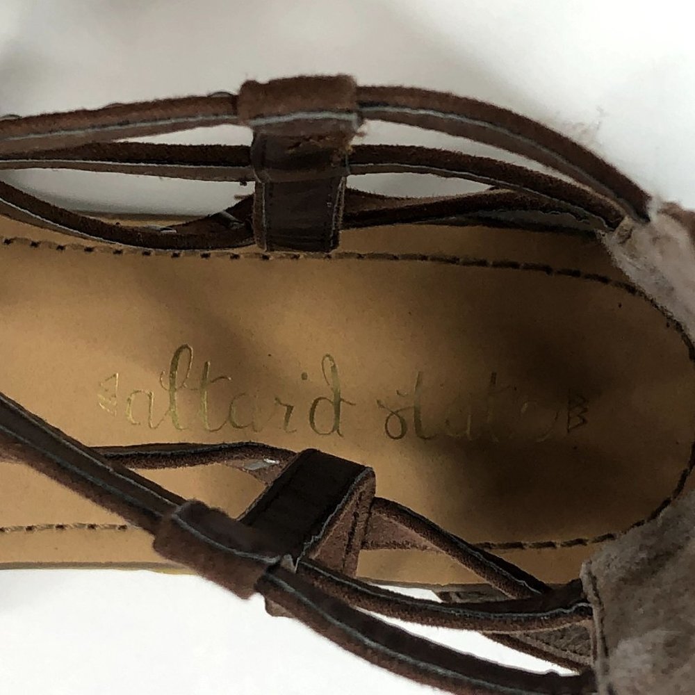 Altard State Women's Sandals Size 9 Brown Shoes with Gold Studs - Picture 4 of 8